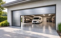 Créer un garage pour camping-car avec portail Novoferm et sol époxy Rust-Oleum