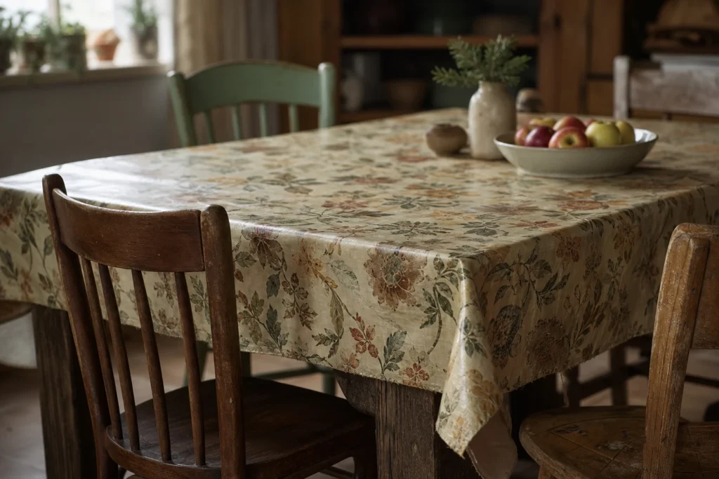 Toile cirée épaisse : pourquoi elle séduit les grandes familles